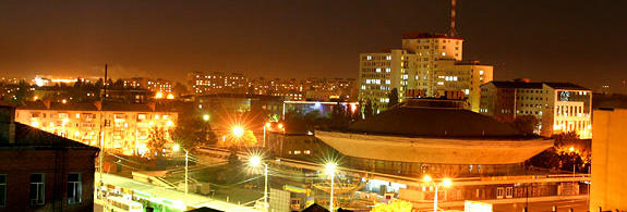 Краснодар. Ночная панорама.