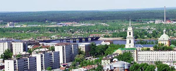 Город Пермь. Панорама.